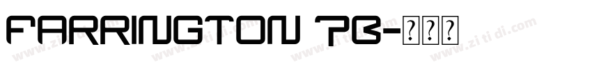 farrington 7B字体转换